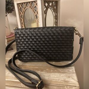 joy Susan Lila Mini Woven Crossbody Bag